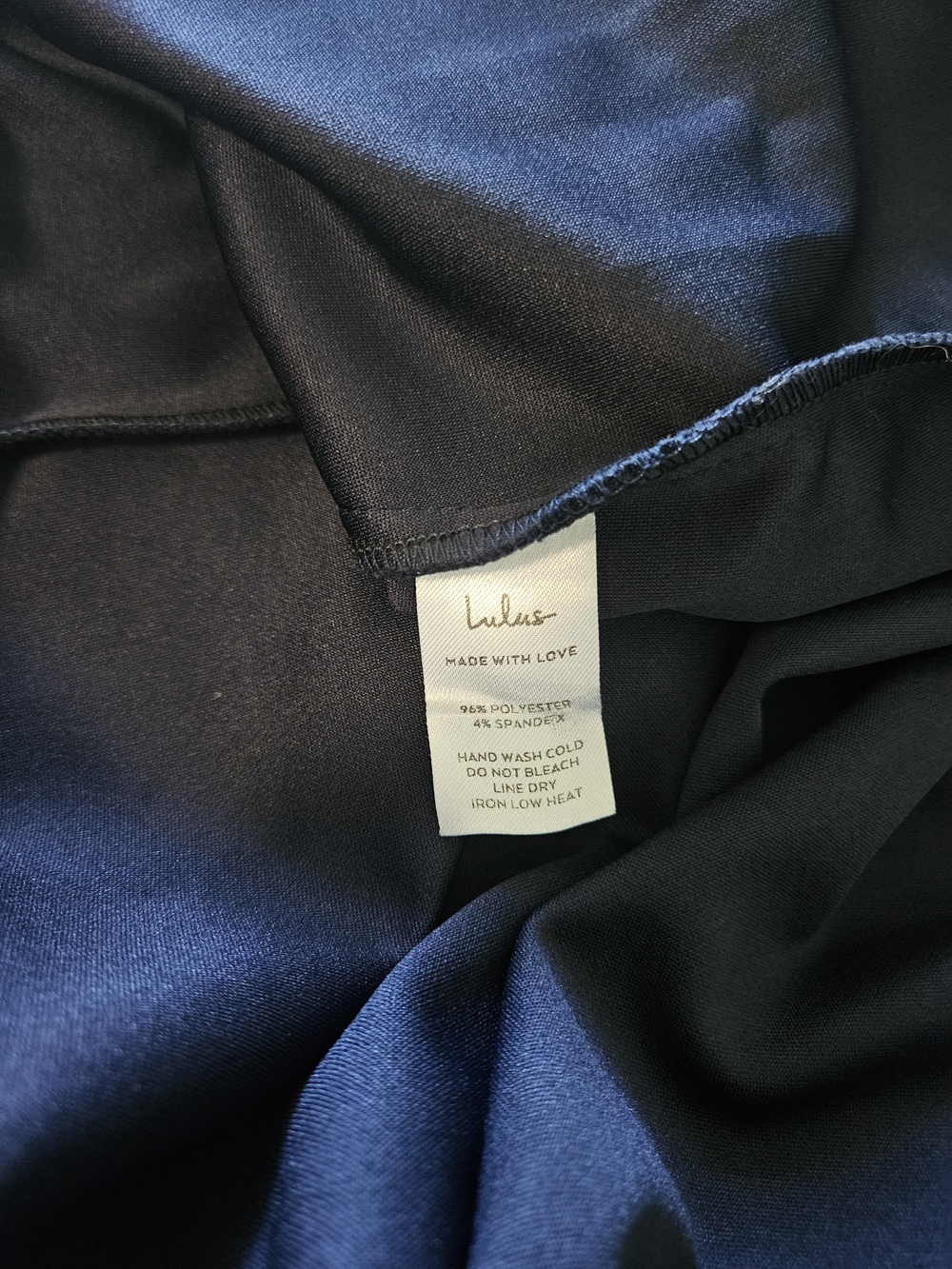 Lulu's Sweetest Admirer Navy Blue Ruched Surplice Maxi Slip Dress - Picture 12 of 13
